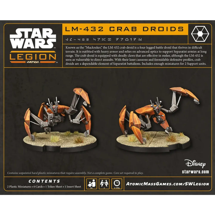 Star Wars: Legion - LM-432 Crab Droids (EN/DE/FR/ES) - Atomic Mass Games - Miniature Games
