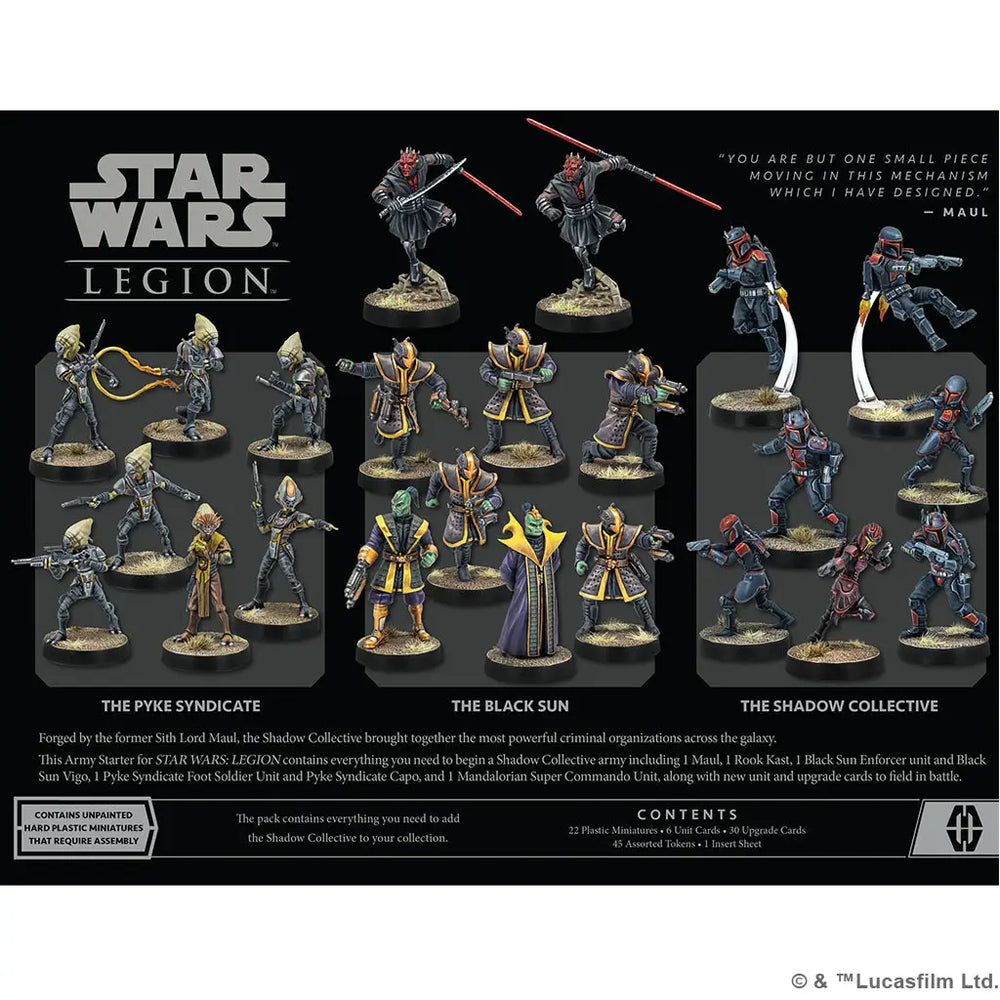 Star Wars: Legion - Shadow Collective (EN) - Atomic Mass Games - Miniature Games