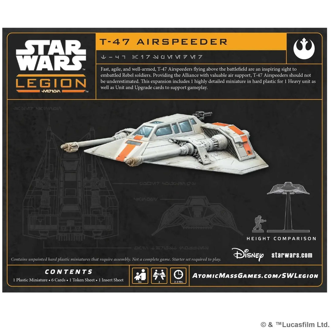 Star Wars: Legion - T-47 Airspeeder (EN/DE/ES/FR) - Atomic Mass Games - Miniature Games