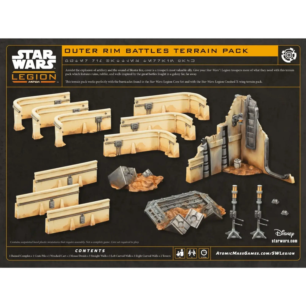 Star Wars: Legion - Terrain - Outer Rim Battles - Atomic Mass Games - Miniature Games