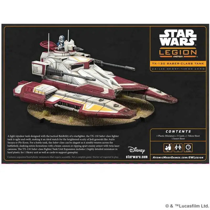 Star Wars: Legion - TX-130 Saber-Class Tank (EN/DE/ES/FR) - Atomic Mass Games - Miniature Games