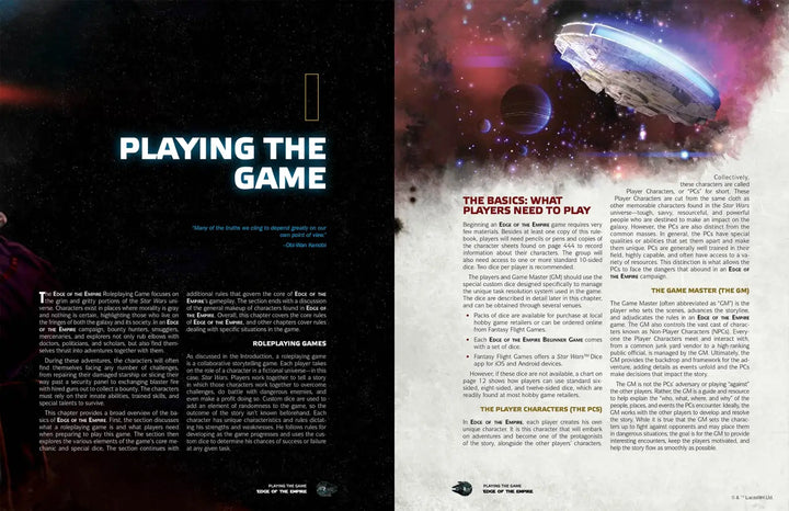 Star Wars RPG: Edge of the Empire - Core Rulebook (EN) - Edge Studios - Roleplaying Games