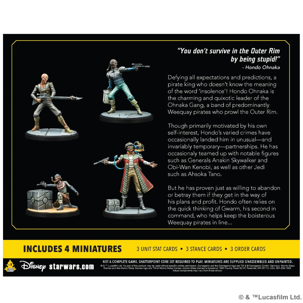 Star Wars: Shatterpoint - Hondo Ohnaka Squad (EN/DE/FR/SP) - Atomic Mass Games - Miniature Games