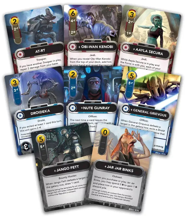 Star Wars: The Deckbuilding Game - The Clone Wars (EN) - Fantasy Flight Games - Board Games