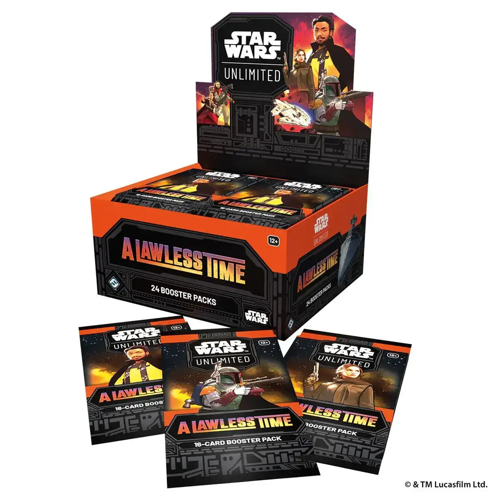 Star Wars: Unlimited - A Lawless Time - Booster Display Case (6 Displays) (EN) - Fantasy Flight Games - Card Games