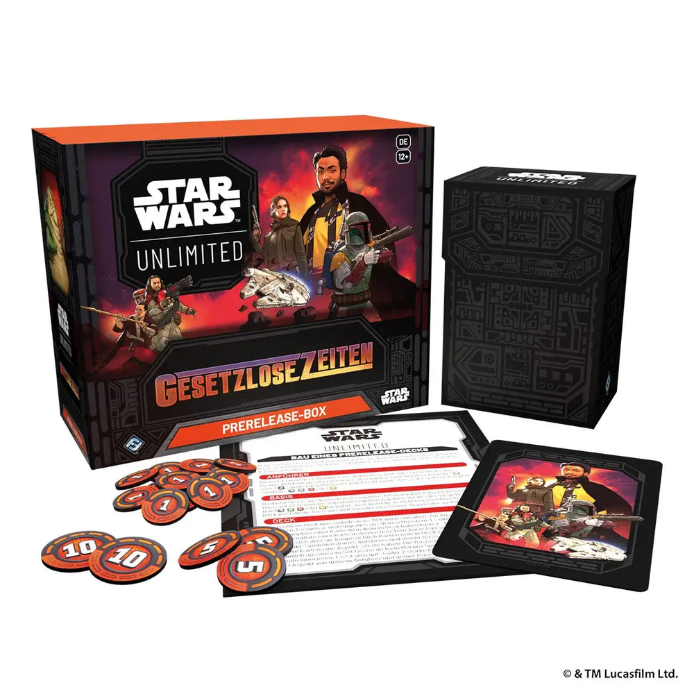 Star Wars: Unlimited - Gesetzlose Zeiten - Prerelease Box (DE) - Fantasy Flight Games - Card Games