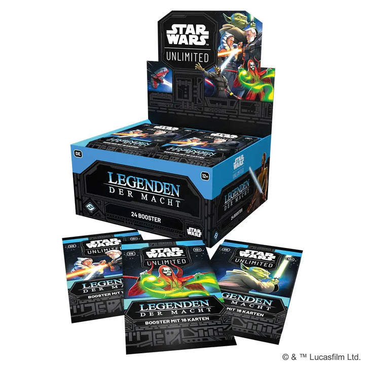 Star Wars: Unlimited - Legenden der Macht - Booster Display Case (6 Displays) (DE) - Fantasy Flight Games - Card Games