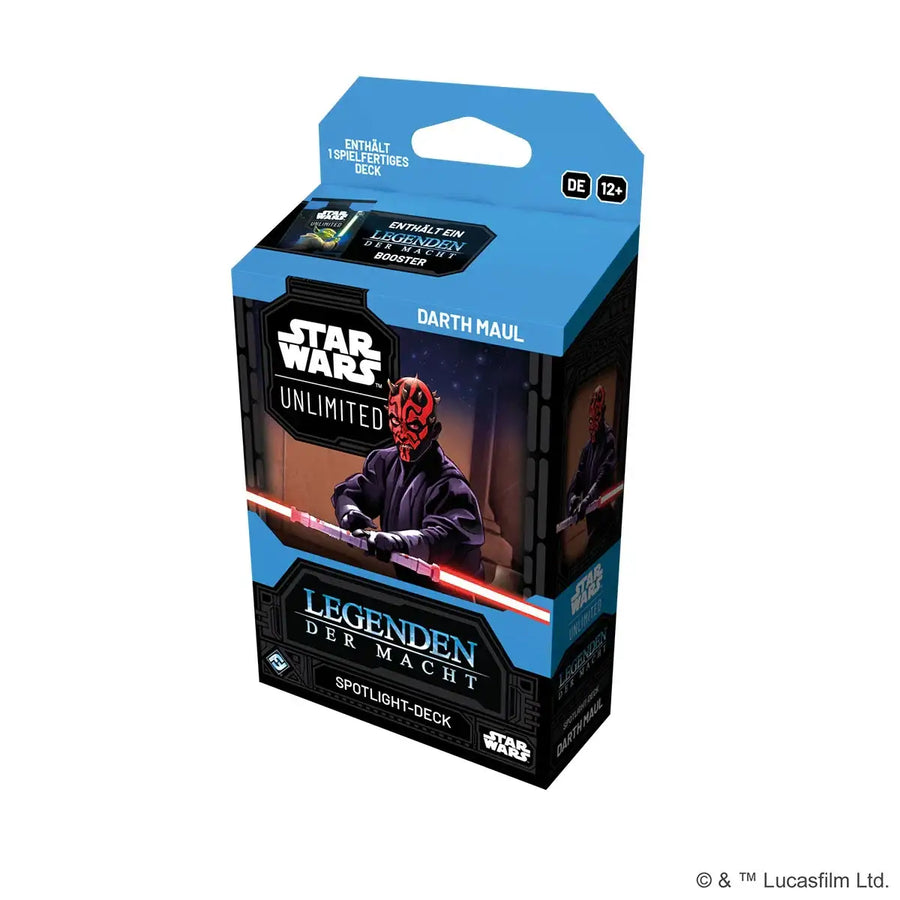 Star Wars: Unlimited - Legenden der Macht- Spotlight Starter Deck - Darth Maul (DE) - Fantasy Flight Games - Card Games