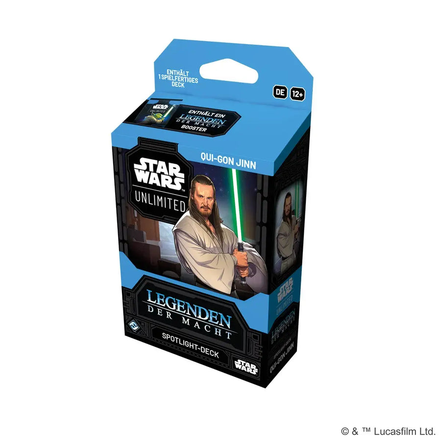 Star Wars: Unlimited - Legenden der Macht- Spotlight Starter Deck - Qui-Gon Jinn (DE) - Fantasy Flight Games - Card