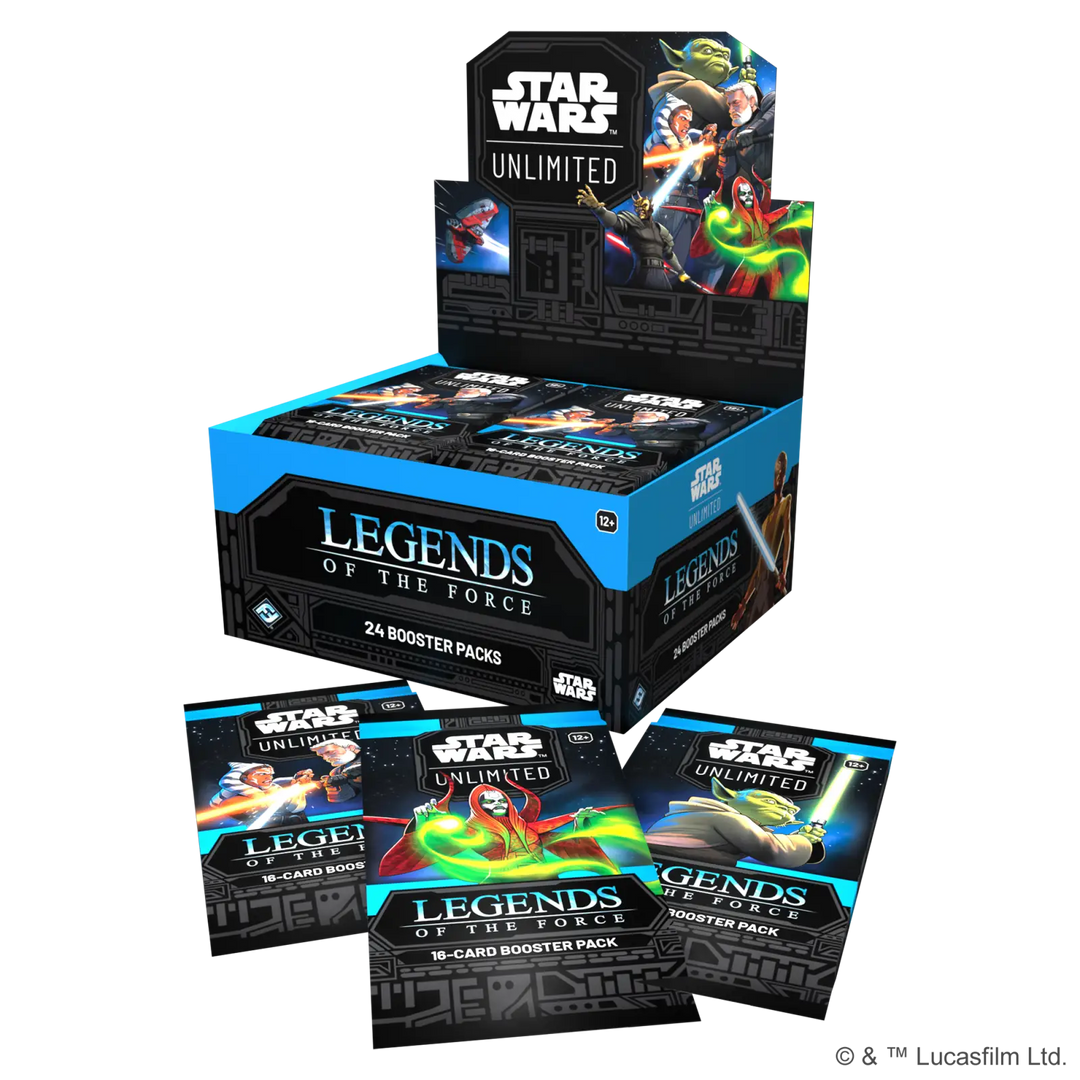 Star Wars: Unlimited - Legends of the Force - Booster Display Case (6 Displays) (EN) - Fantasy Flight Games - Card Games