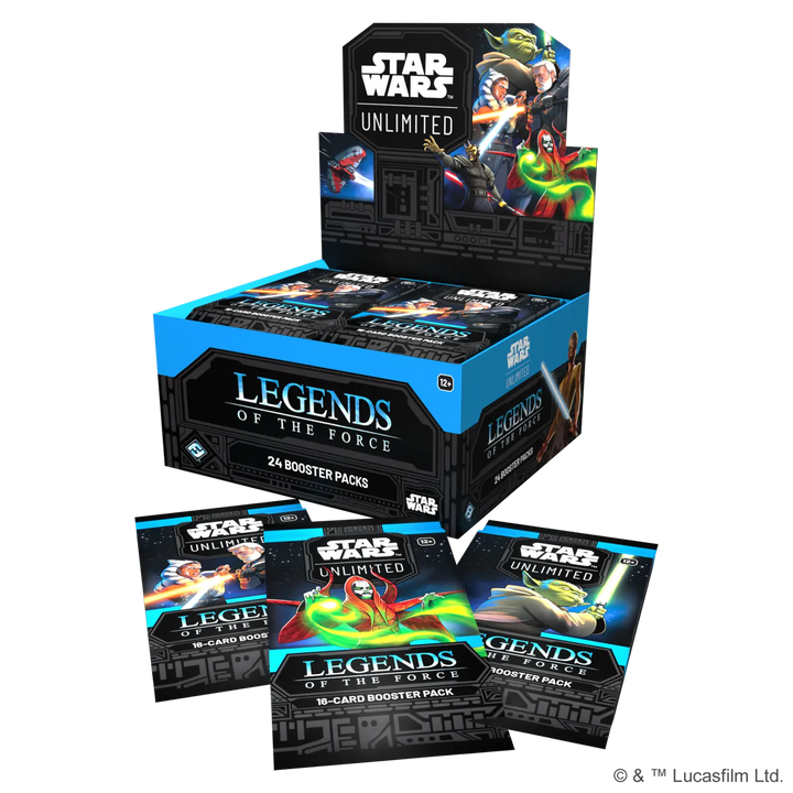 Star Wars: Unlimited - Legends of the Force - Booster Display Case (6 Displays) (EN) - Fantasy Flight Games - Card Games