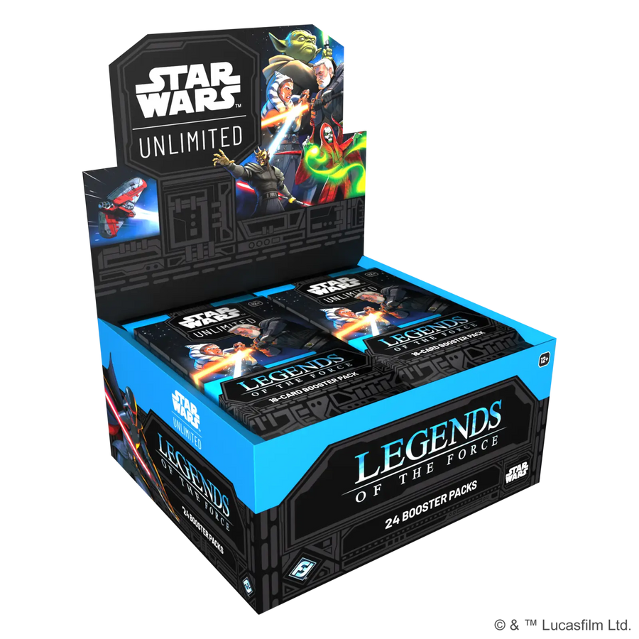 Star Wars: Unlimited - Legends of the Force - Booster Display Case (6 Displays) (EN) - Fantasy Flight Games - Card Games