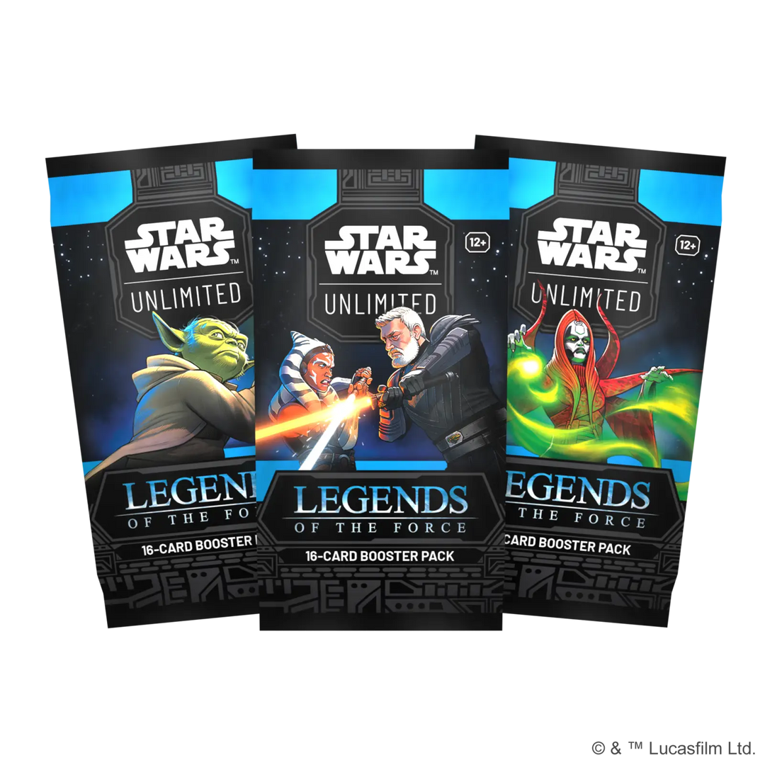 Star Wars: Unlimited - Legends of the Force - Booster Display Case (6 Displays) (EN) - Fantasy Flight Games - Card Games