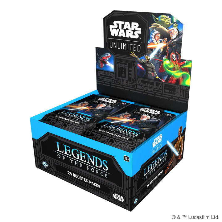 Star Wars: Unlimited - Legends of the Force - Booster Display Case (6 Displays) (EN) - Fantasy Flight Games - Card Games