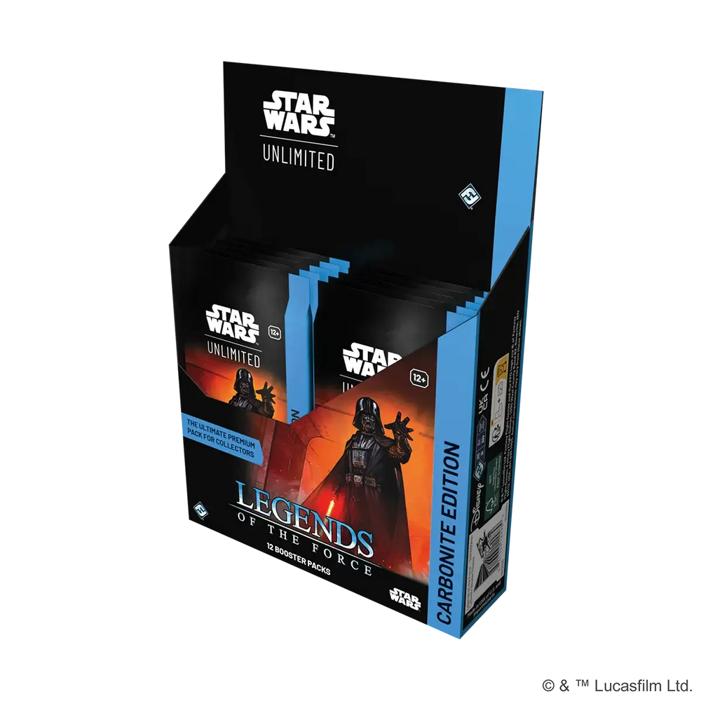 Star Wars: Unlimited - Legends of the Force - Carbonite Display (12 Booster) (EN) - Fantasy Flight Games - Card Games