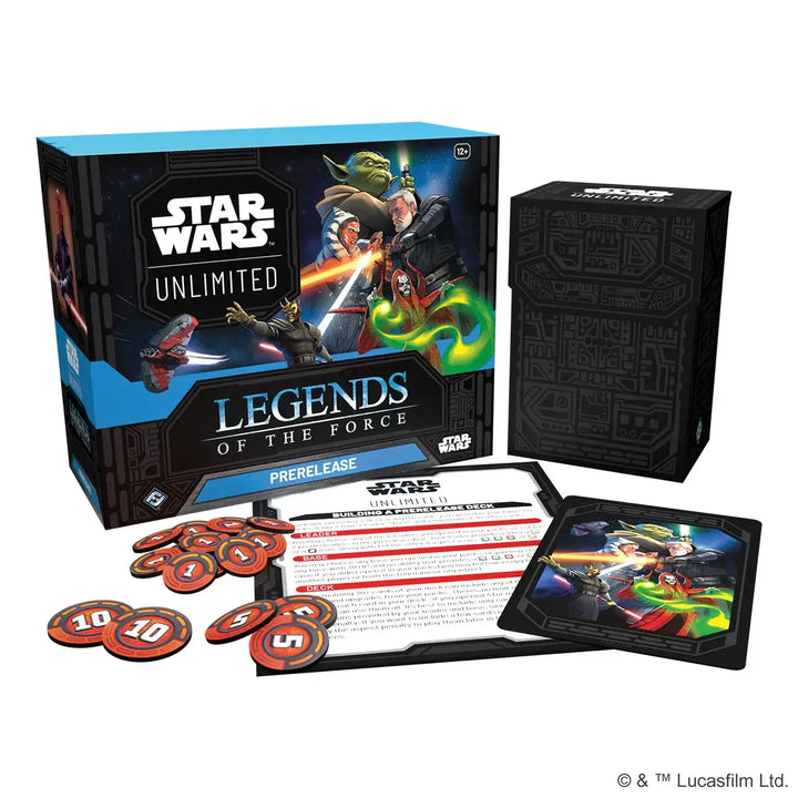 Star Wars: Unlimited - Legends of the Force - Prerelease Box (EN) - Fantasy Flight Games - Card Games