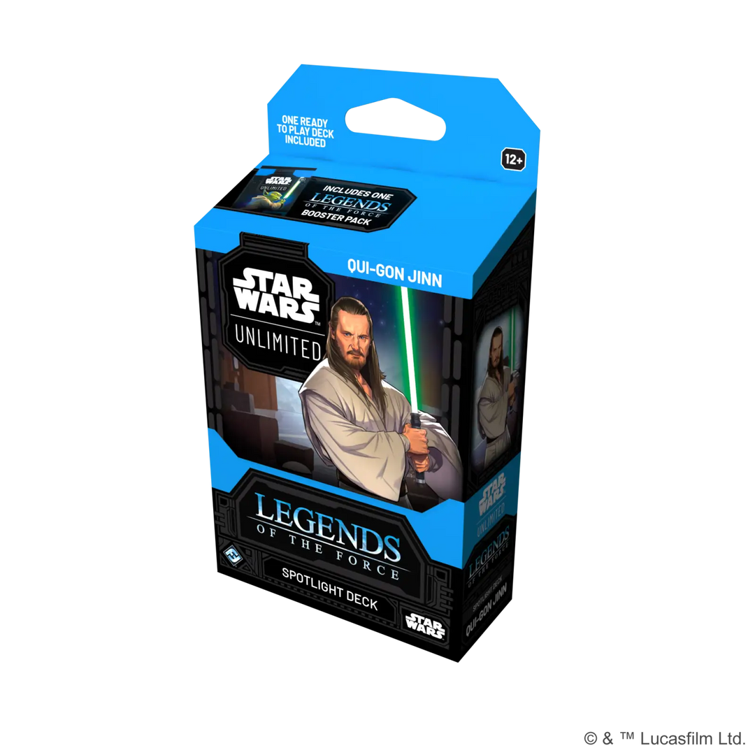 Star Wars: Unlimited - Legends of the Force - Spotlight Starter Deck - Qui-Gon Jinn (EN) - Fantasy Flight Games - Card