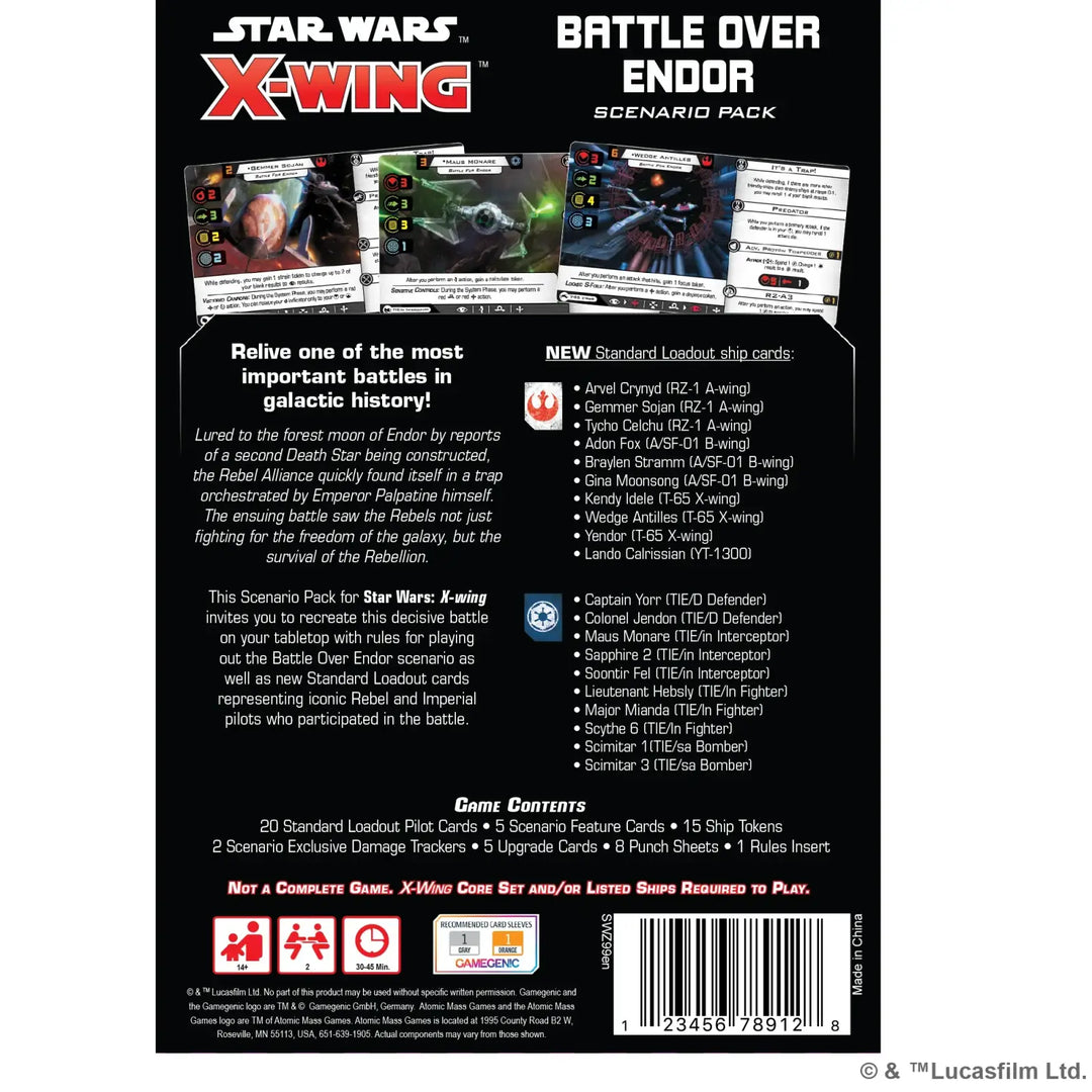 Star Wars X-Wing: Second Edition - Battle over Endor (EN) - Fantasy Flight Games - Miniature Games