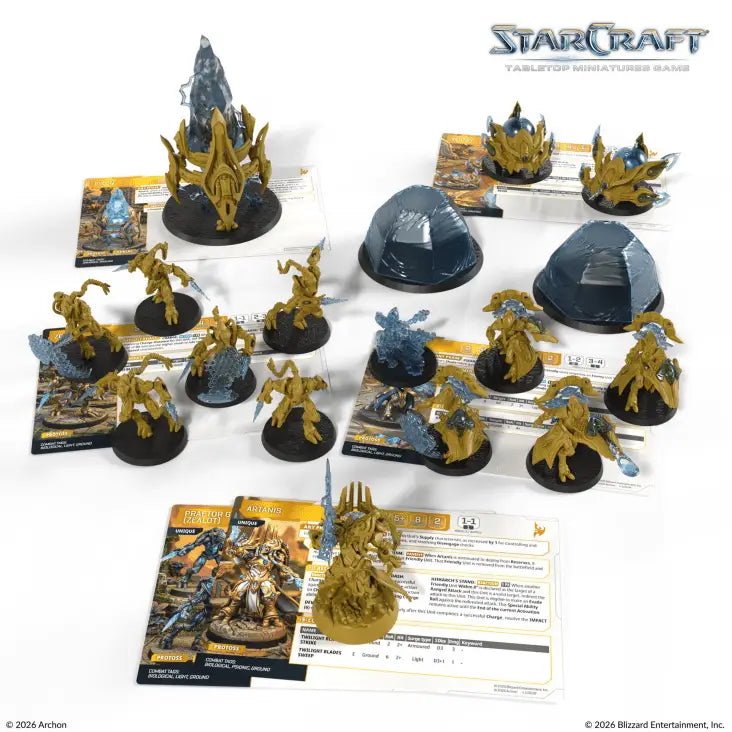 Starcraft: Miniatures Game - Founders Edition - Protoss Starter Set (EN) - Archon Studio - Miniature Games