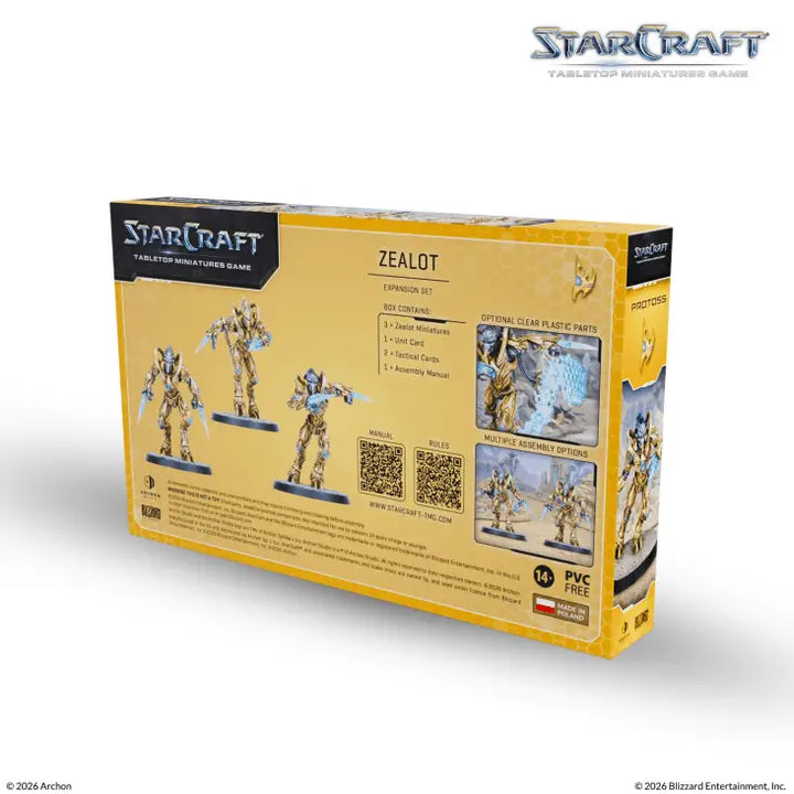Starcraft: Miniatures Game - Protoss - Zealot (EN) - Archon Studio - Miniature Games
