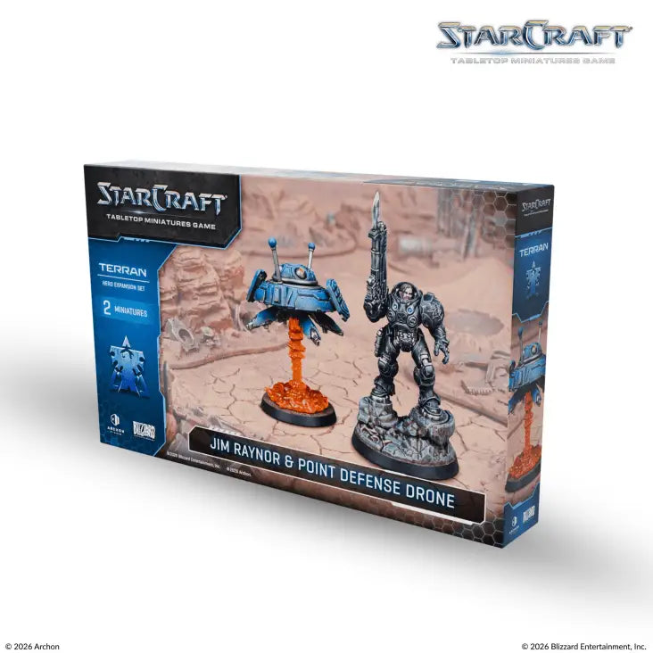 Starcraft: Miniatures Game - Terran - Hero - Jim Raynor (EN) - Archon Studio - Miniature Games