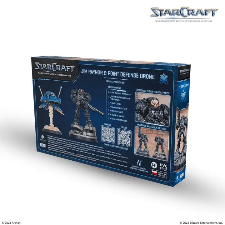 Starcraft: Miniatures Game - Terran - Hero - Jim Raynor (EN) - Archon Studio - Miniature Games