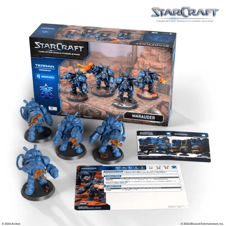 Starcraft: Miniatures Game - Terran - Marauder (EN) - Archon Studio - Miniature Games