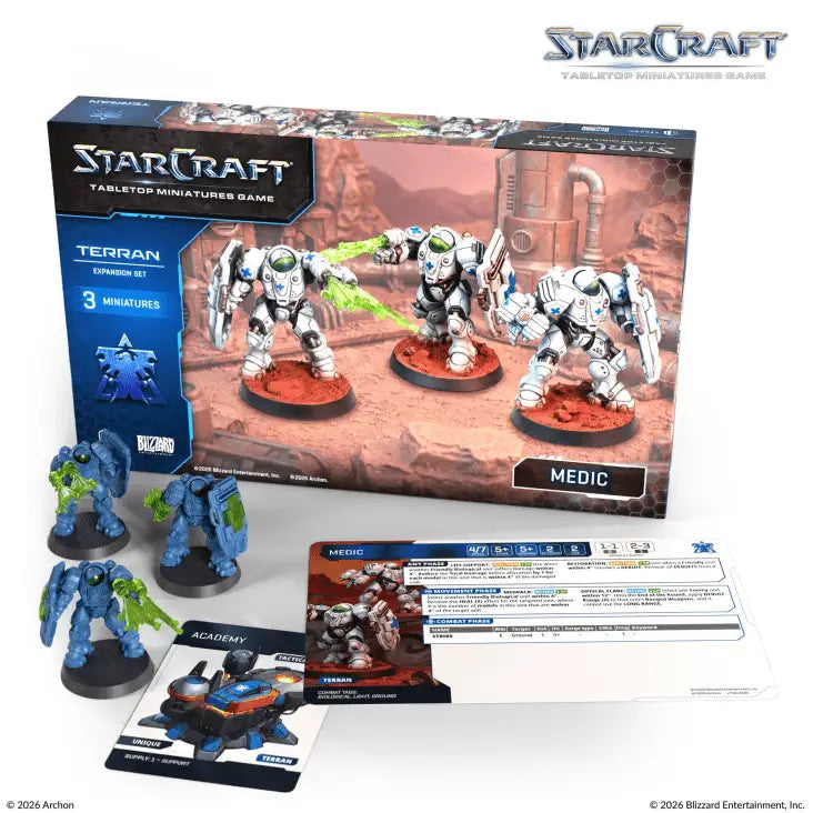 Starcraft: Miniatures Game - Terran - Medic (EN) - Archon Studio - Miniature Games