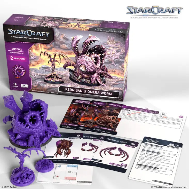 Starcraft: Miniatures Game - Zerg - Hero - Primal Kerrigan (EN) - Archon Studio - Miniature Games
