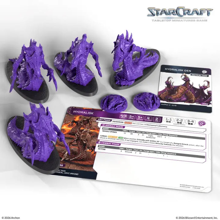 Starcraft: Miniatures Game - Zerg - Hydralisk (EN) - Archon Studio - Miniature Games