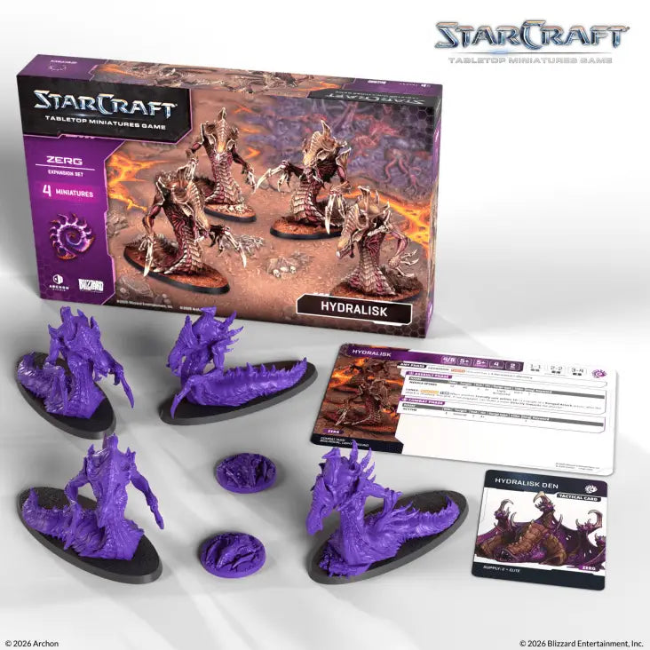 Starcraft: Miniatures Game - Zerg - Hydralisk (EN) - Archon Studio - Miniature Games