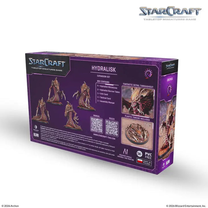 Starcraft: Miniatures Game - Zerg - Hydralisk (EN) - Archon Studio - Miniature Games