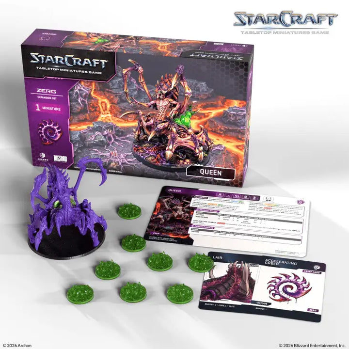 Starcraft: Miniatures Game - Zerg - Queen (EN) - Archon Studio - Miniature Games