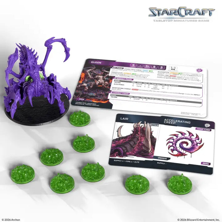 Starcraft: Miniatures Game - Zerg - Queen (EN) - Archon Studio - Miniature Games