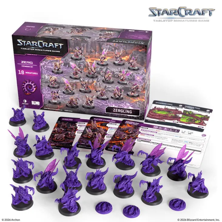 Starcraft: Miniatures Game - Zerg - Zergling (EN) - Archon Studio - Miniature Games