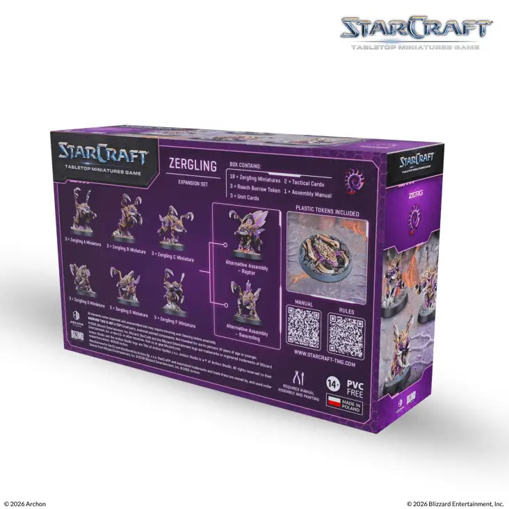 Starcraft: Miniatures Game - Zerg - Zergling (EN) - Archon Studio - Miniature Games