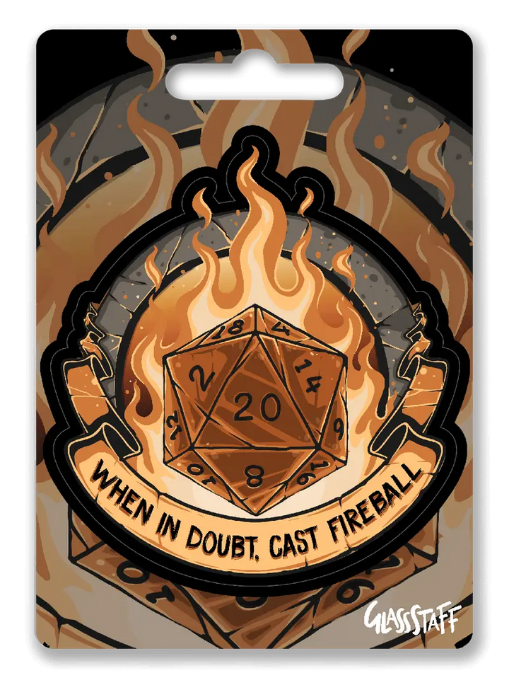 Sticker: When in Doubt - Glassstaff - Accessories
