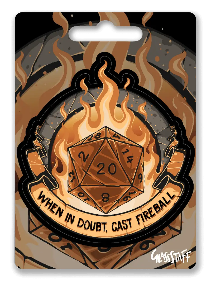 Sticker: When in Doubt - Glassstaff - Accessories