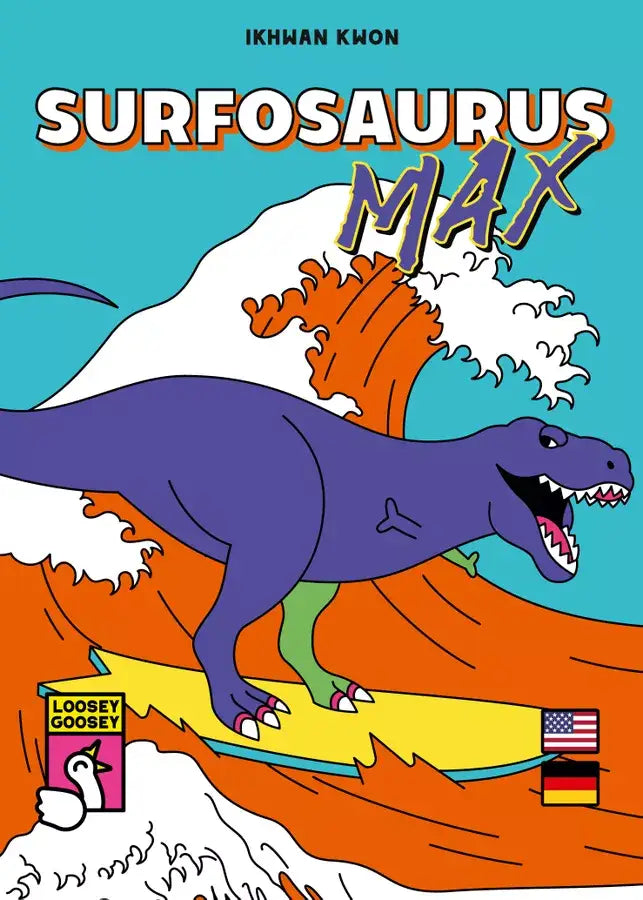 Surfosaurus MAX (EN/DE) - Loosey Goosey Games - Board Games