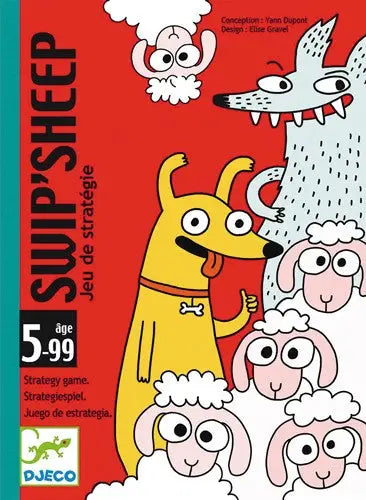 Swip’Sheep (DE/EN/IT/FR) - Djeco - Board Games