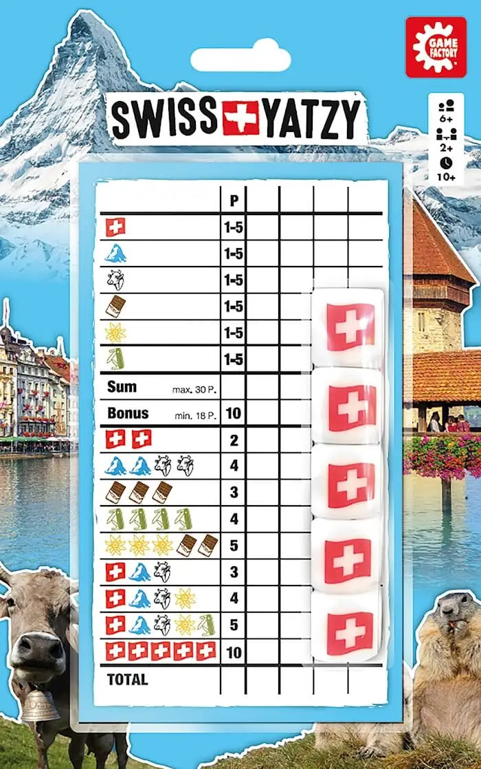 Swiss Yatzy (DE/FR/IT/EN) - Game Factory - Board Games