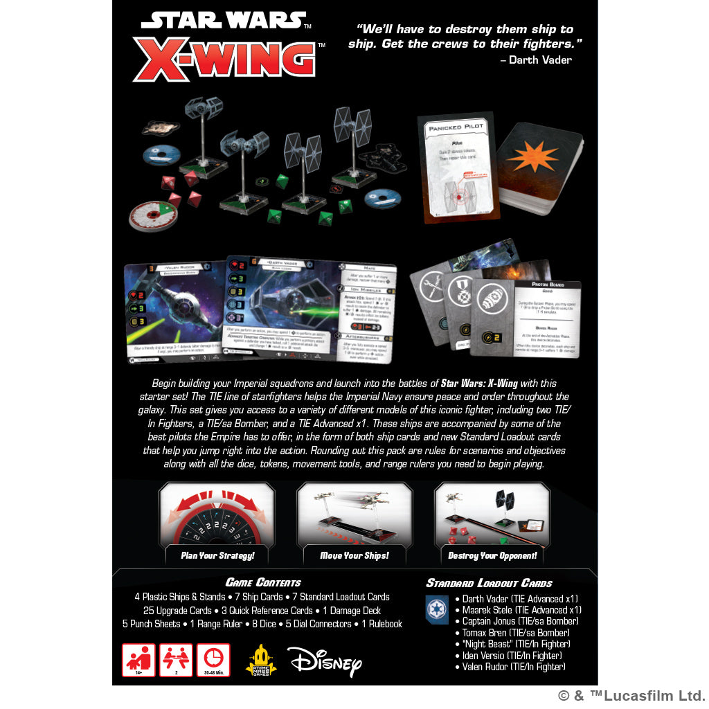 Star Wars X-Wing: Second Edition - Galactic Empire Squadron Starter Pack (EN)