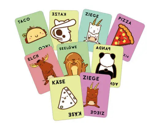 Taco Katze Ziege Käse Pizza: Voll verdreht (DE) - Blue Orange Games - Board Games