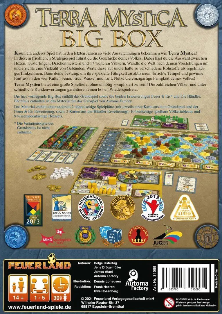 Terra Mystica: Big Box (DE) - Feuerland Spiele - Board Games