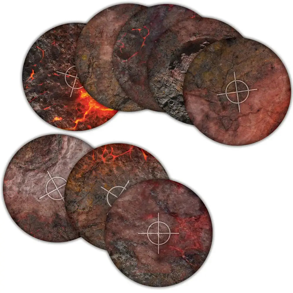 Terrain Crate: Objective Templates - Hellscape - Mantic Games - Accessories