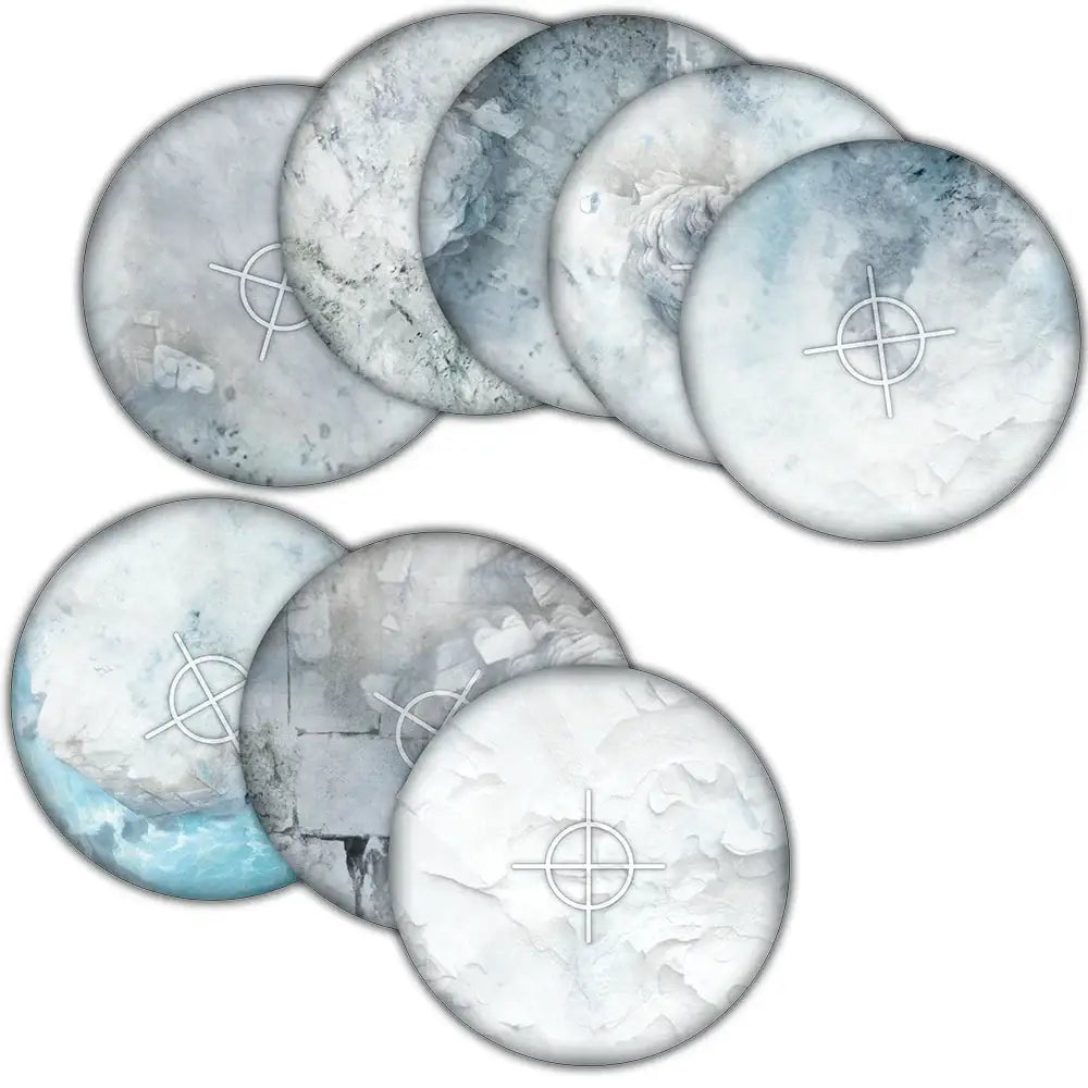 Terrain Crate: Objective Templates - Snowfield - Mantic Games - Accessories