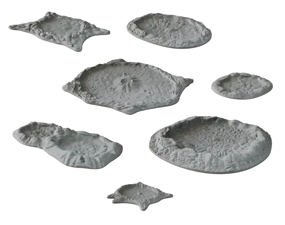 Terrain Crate: Sci-Fi Terrain - Craters - Mantic Games - Accessories