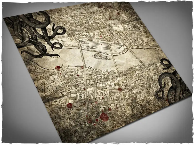 Terrain Mat: Arkham Horror Mouse Mat (91.5 x 91.5 cm) 3’ x 3’ - Deep Cut Studio - Accessories