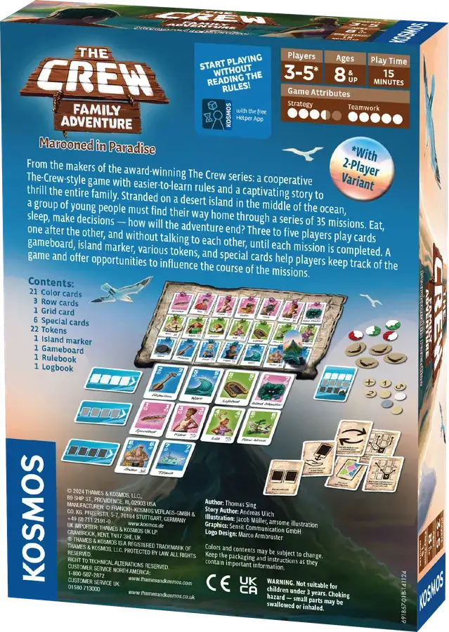 The Crew: Family Adventure Marooned in Paradise (EN) Kosmos Board Games