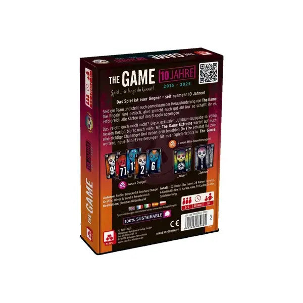 The Game: 10 Jahre (DE) - Nürnberger-Spielkarten-Verlag - Board Games